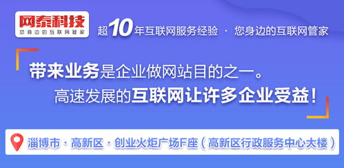 桓台网站建设 淄博网泰科技 桓台网站建设套餐